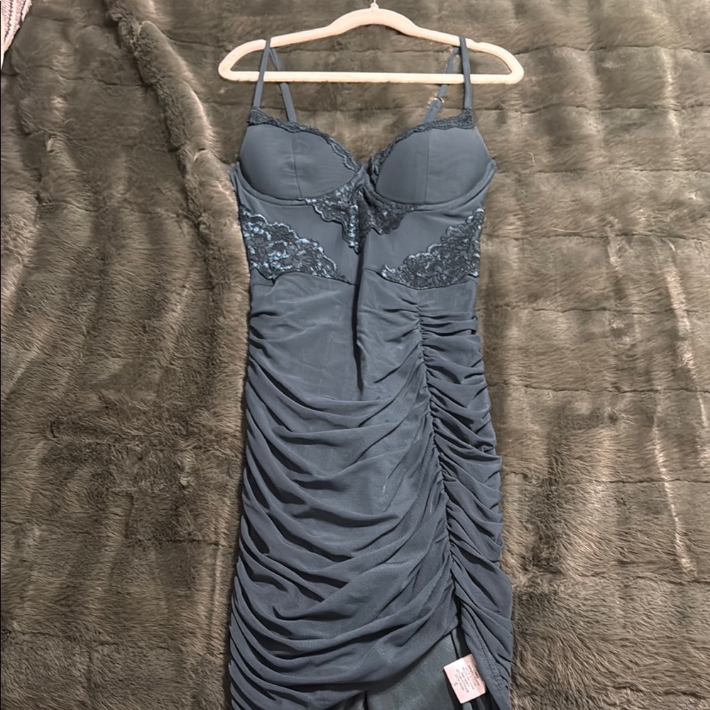 Lace top dress